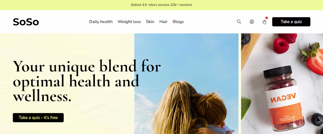 Cover image for SoSo Ecommerce Homepage