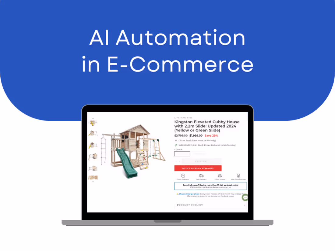 Cover image for AI Automation in E-Commerce