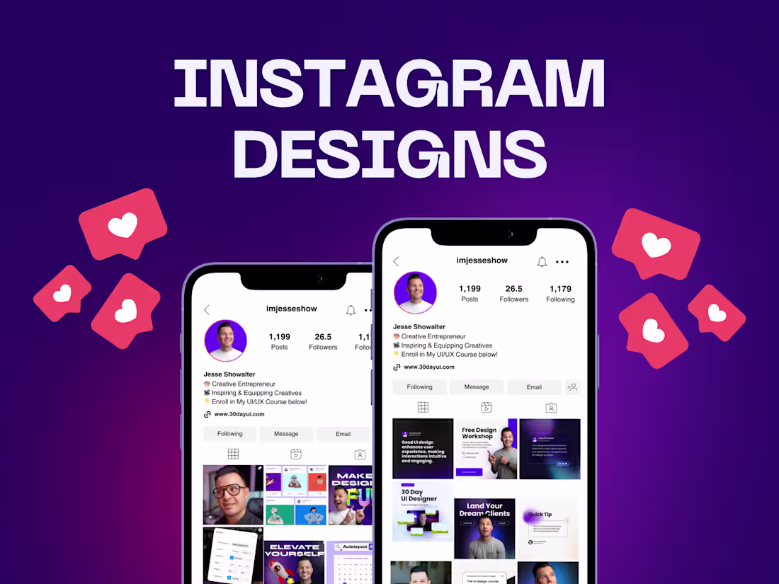 Cover image for Instagram Design Makeover