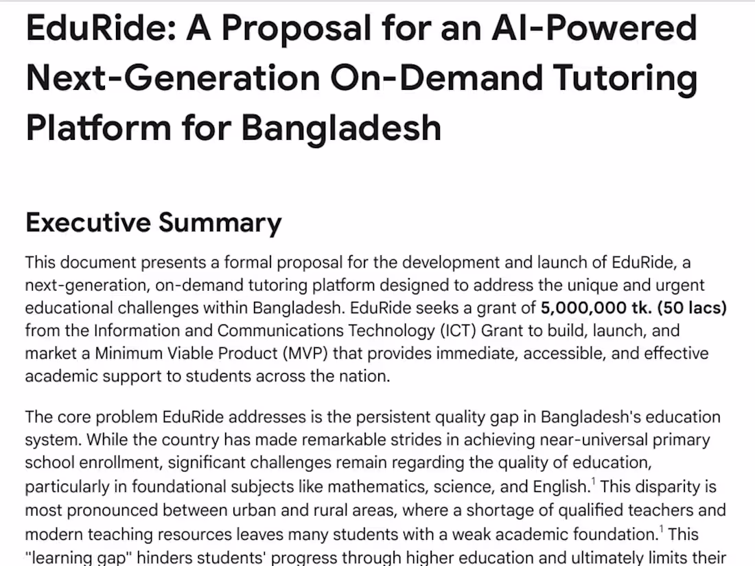 Cover image for EduRide – AI-Powered On-Demand Tutoring Platform (ICT Innova...