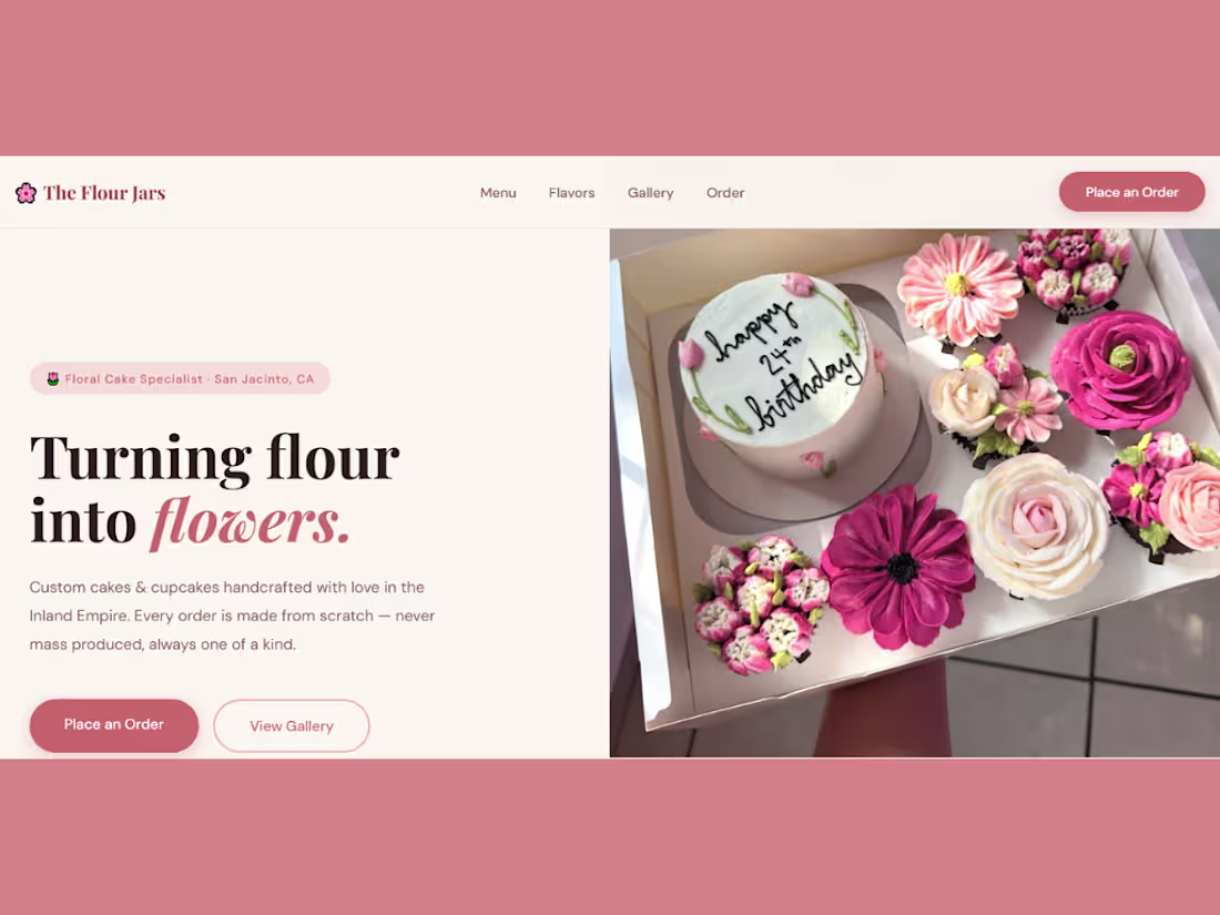 Cover image for I built this custom website