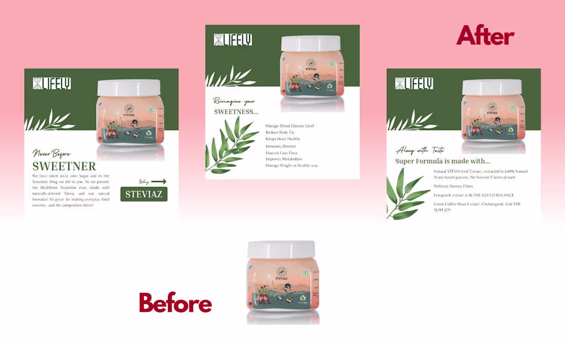 Cover image for Created a concept pitch for a superfood brand take a glimpse...