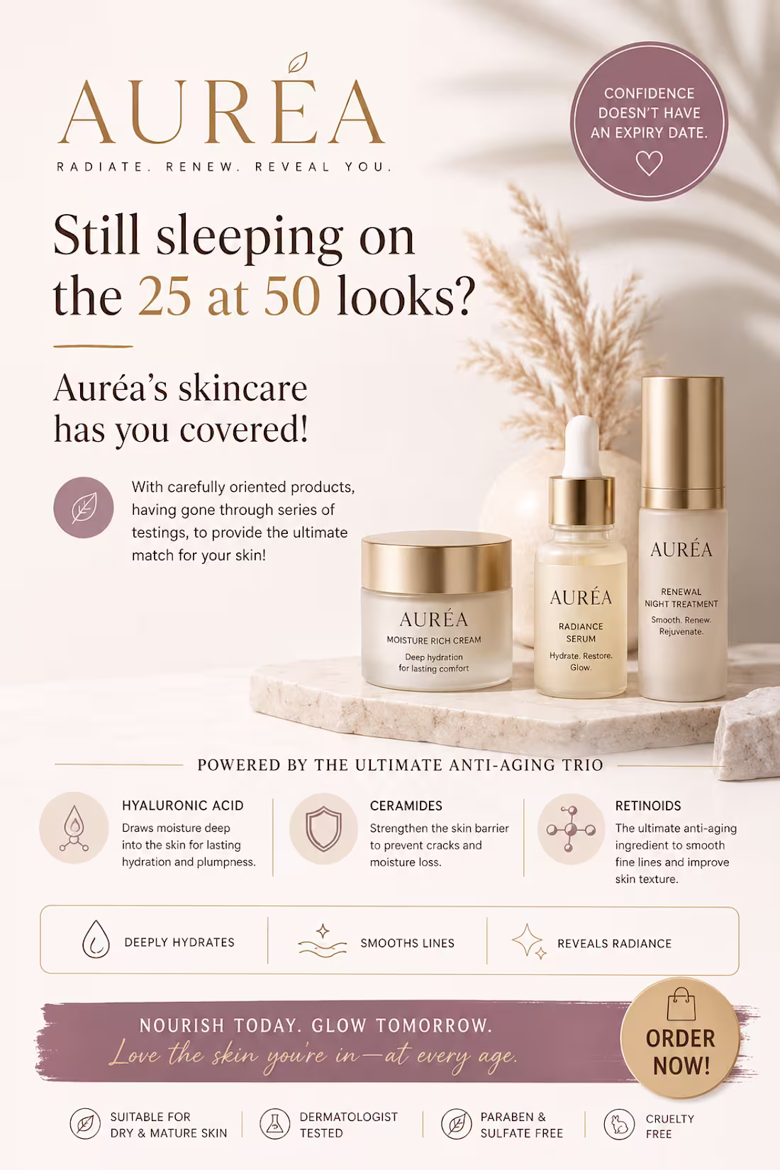 Cover image for A luxury skincare campaign concept