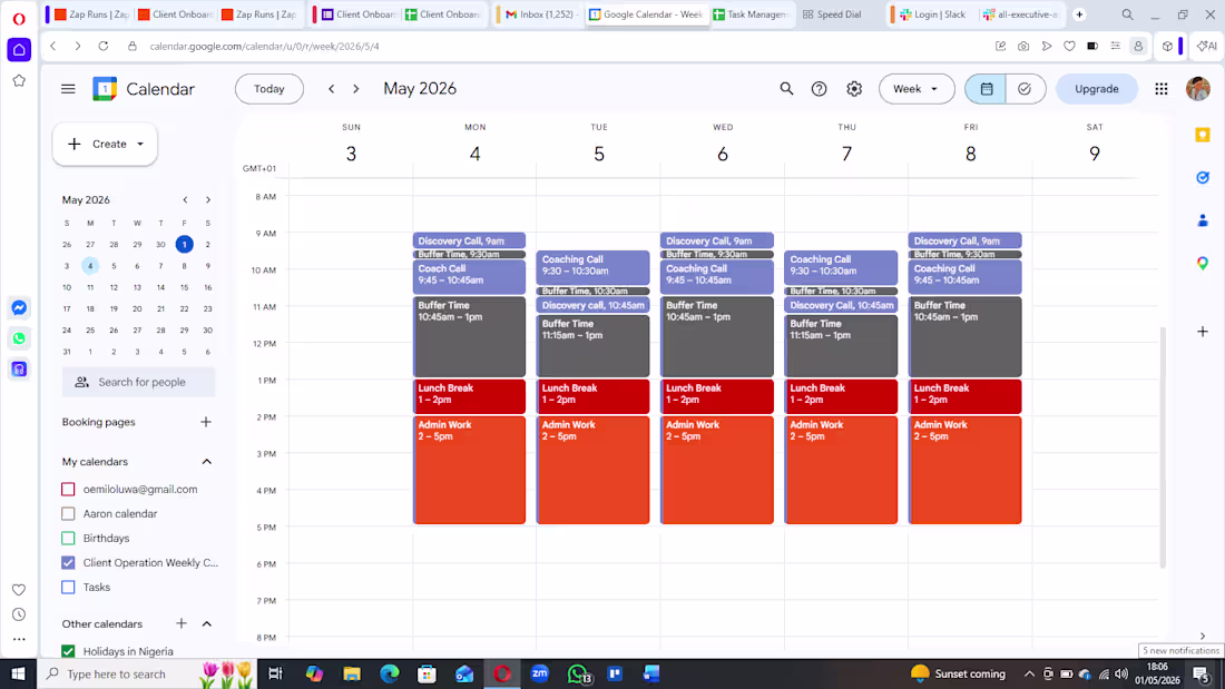 Cover image for Calendar management and scheduling for