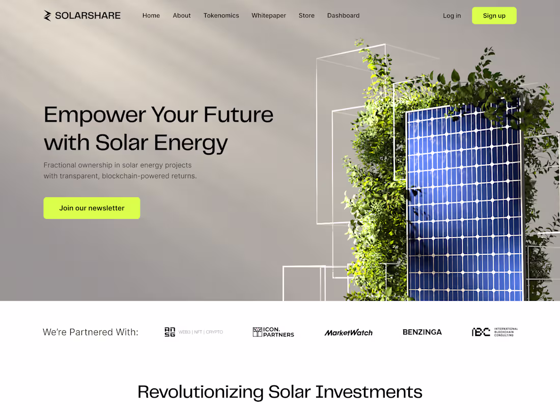 Cover image for Revamp SolarShare's Branding for a Modern Blockchain Vision