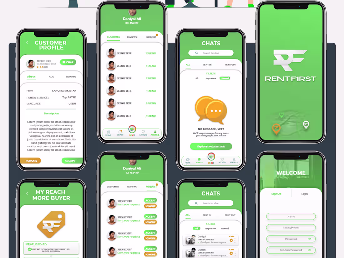 Cover image for Item renting Mobile Application