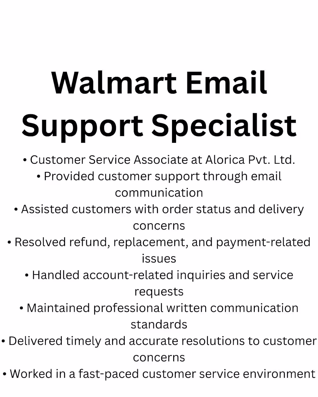 Cover image for Customer Service Associate with experience