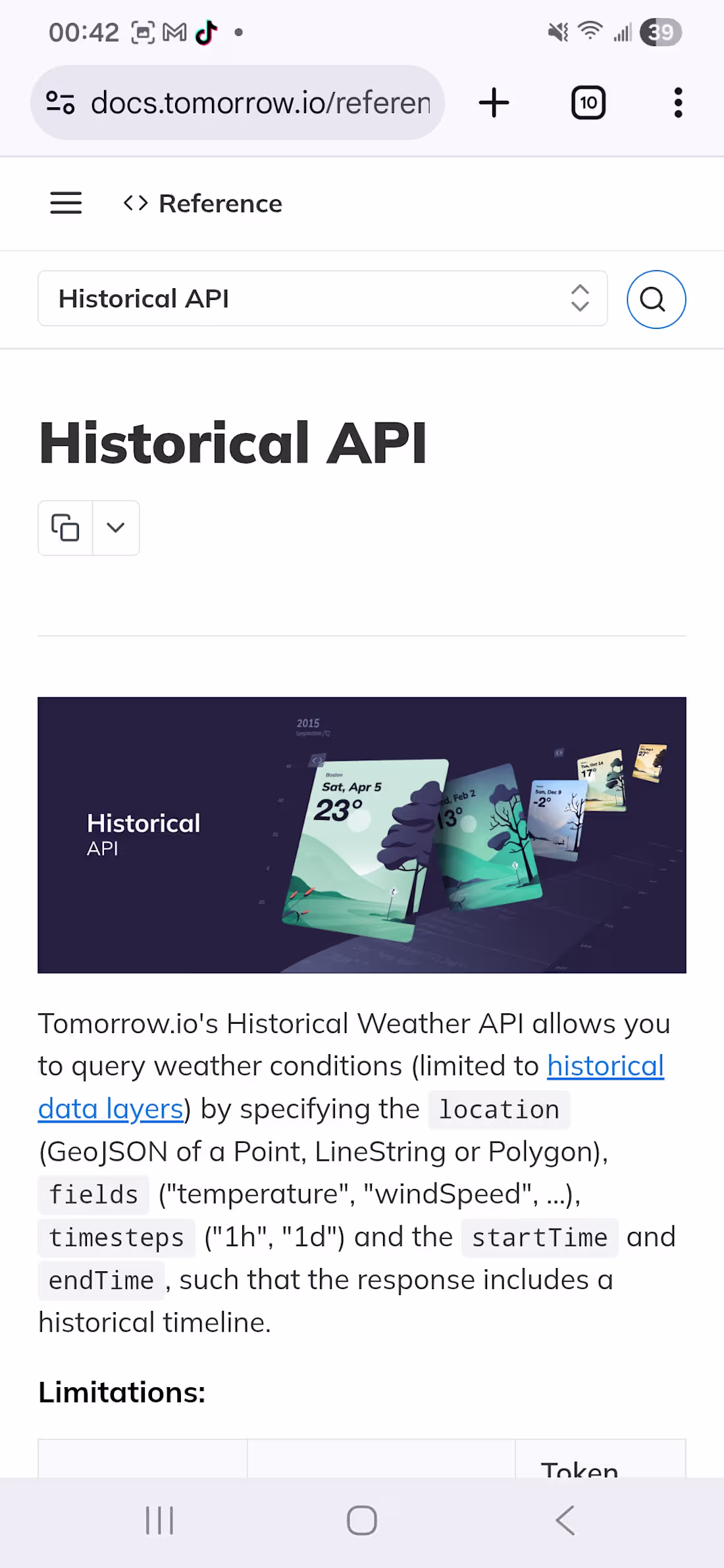 Cover image for API QA ClimaCell Tomorrow.io