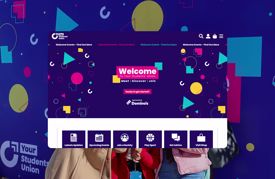 Cover image for Your Students' Union, Website Redesign