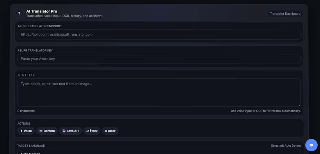 Cover image for AI Translator Pro: Real-Time Translation