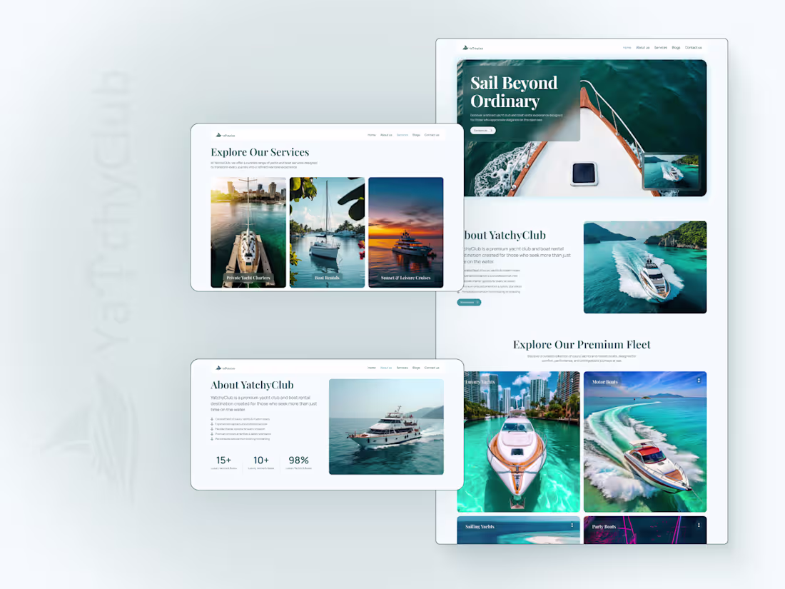 Cover image for YatchyClub – Yacht Club and