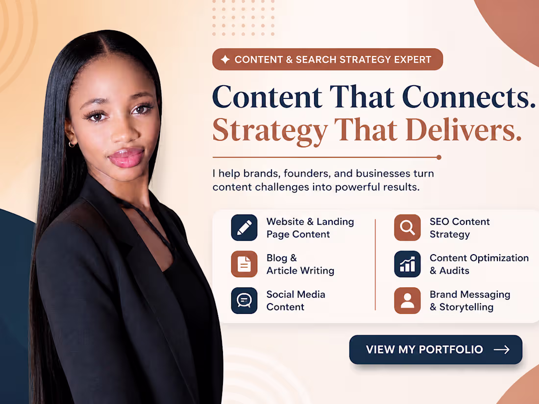 Cover image for A clean and strategic portfolio