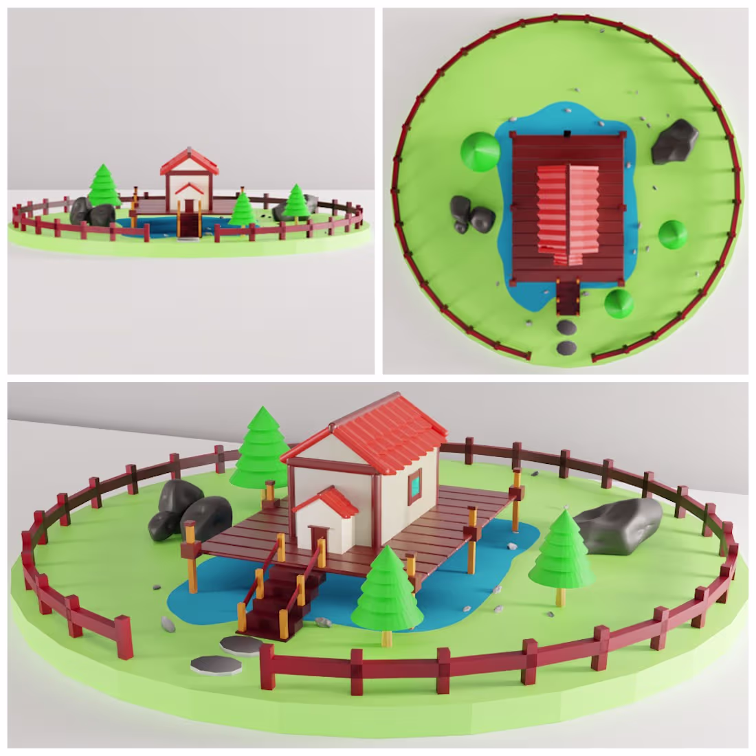 Cover image for 3D MODEL: Cozy House