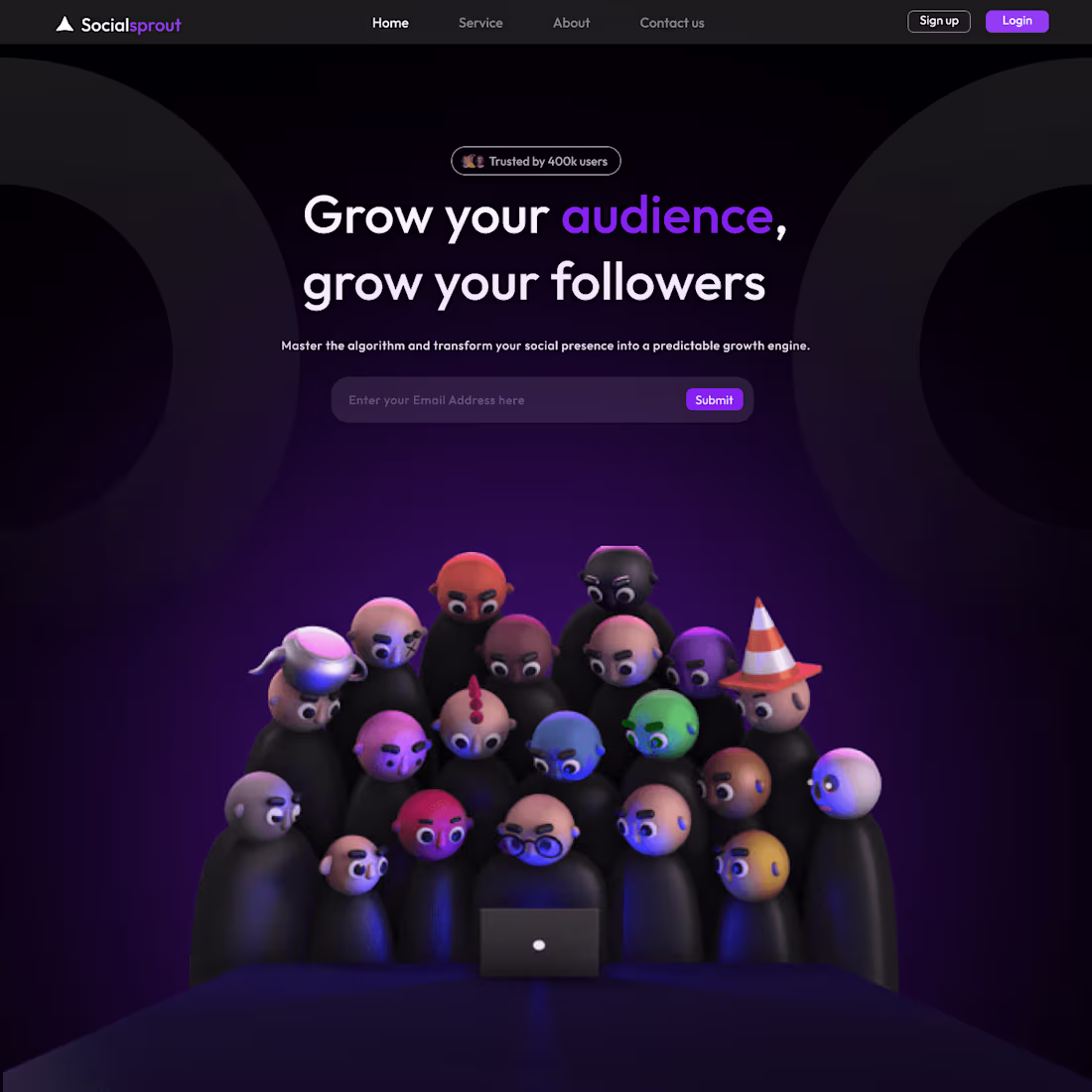 Cover image for SocialSprout — Premium Growth Interface
