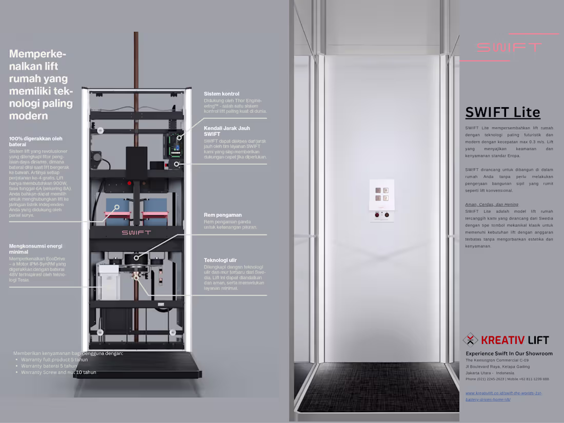 Cover image for Designed a clean, minimalist brochure for SWIFT Lite, a Scan...