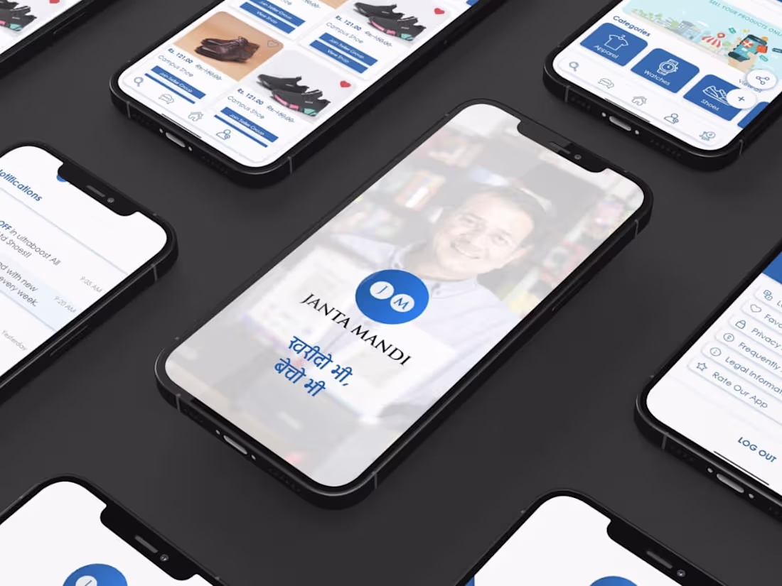 Cover image for Janta Mandi Application UI