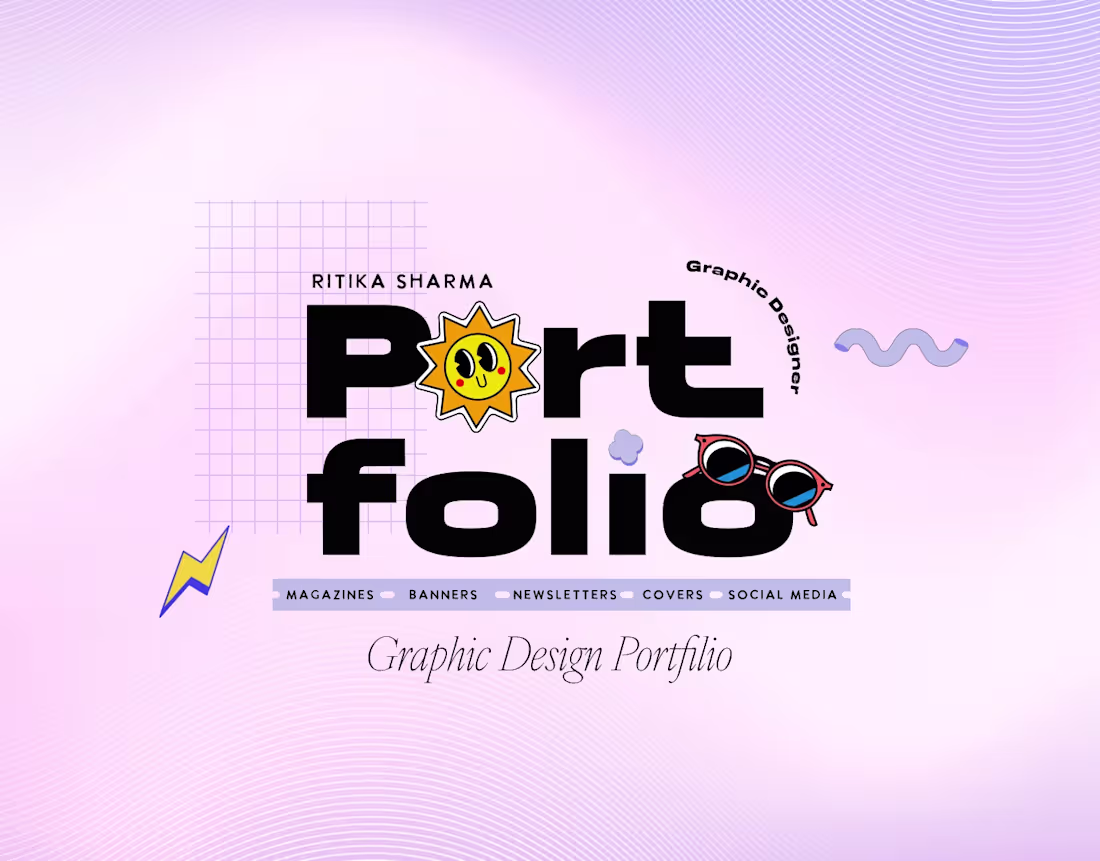 Cover image for Graphic Design Portfolio – Ritika Sharma