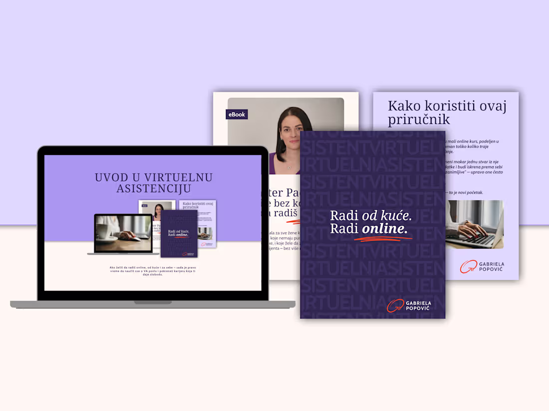 Cover image for Postani virtuelni asistent - Gabriela Popović