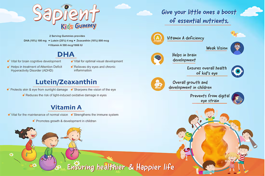 Cover image for Visual Aid Design : Sapient Kids Gummy :: Behance