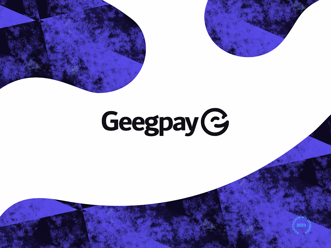 Cover image for Rebrand Project for Geegpay