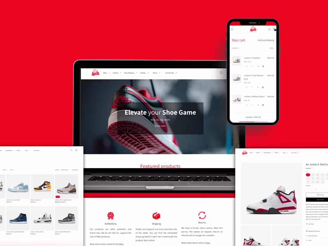 Cover image for E-commerce Website Design