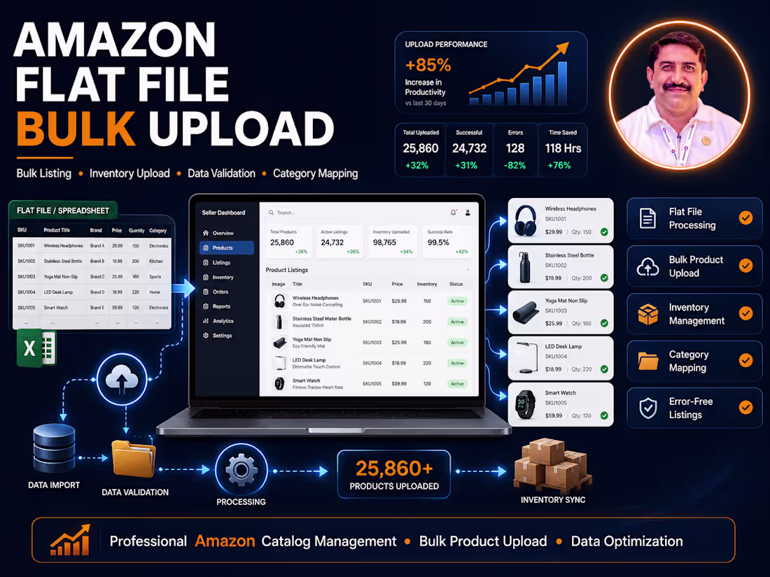 Cover image for Amazon Flat File Bulk Upload