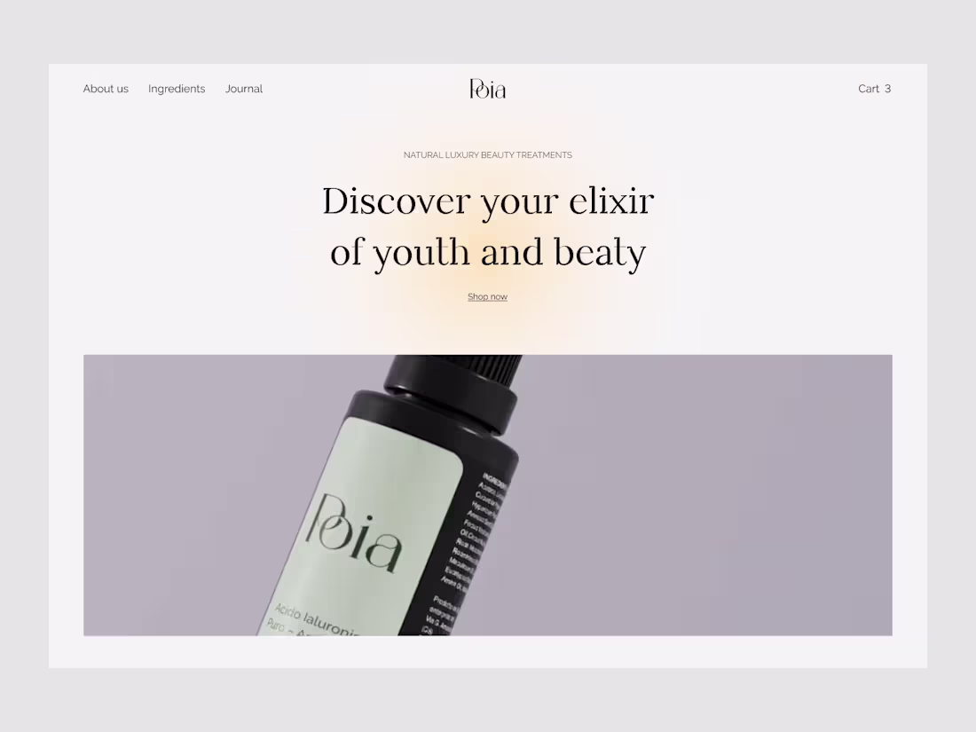 Cover image for Poia Landing Page Design