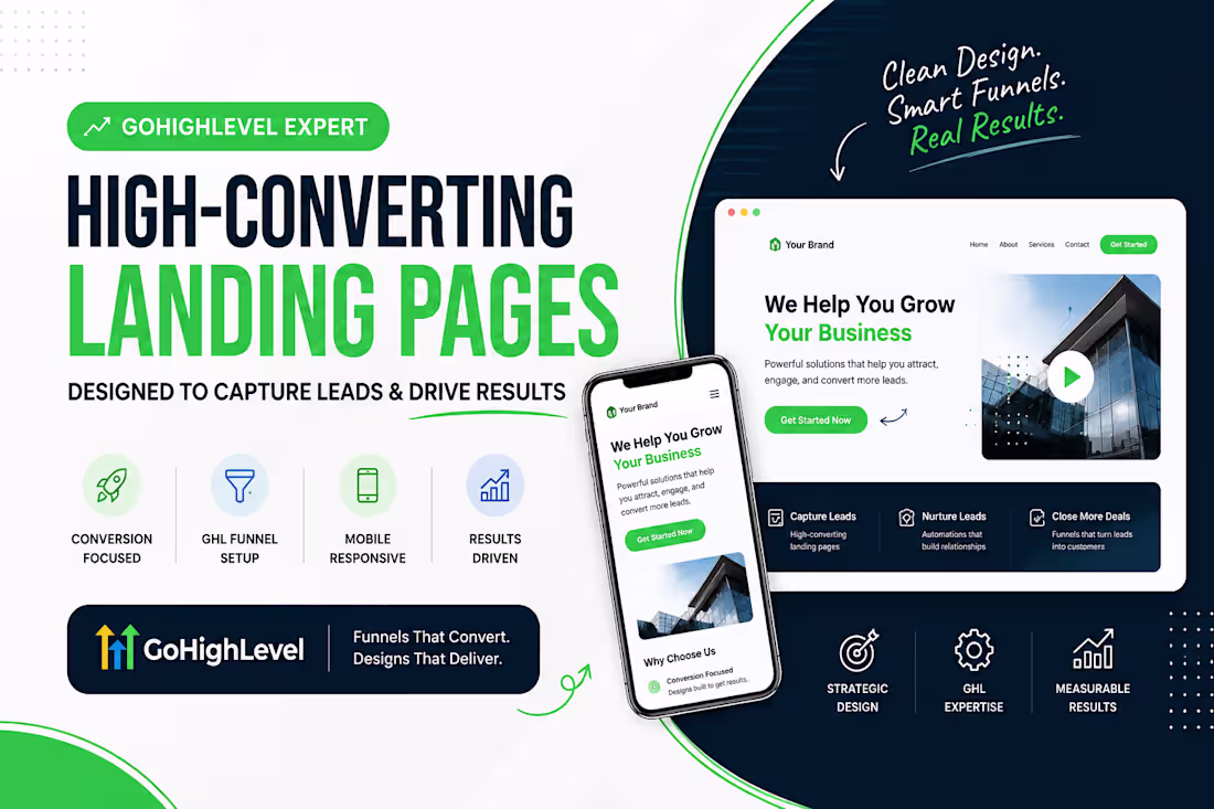 Cover image for Landing Page Redesign for Better Conversions