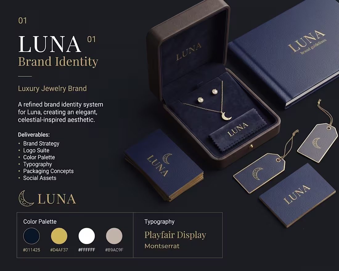 Cover image for Celestial Elegance | Brand Identity