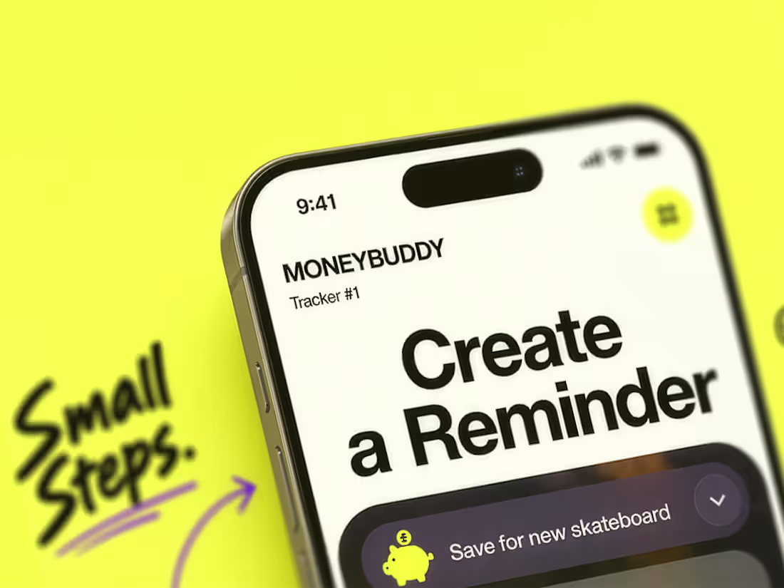 Cover image for App design - Healthy money habits from an early age