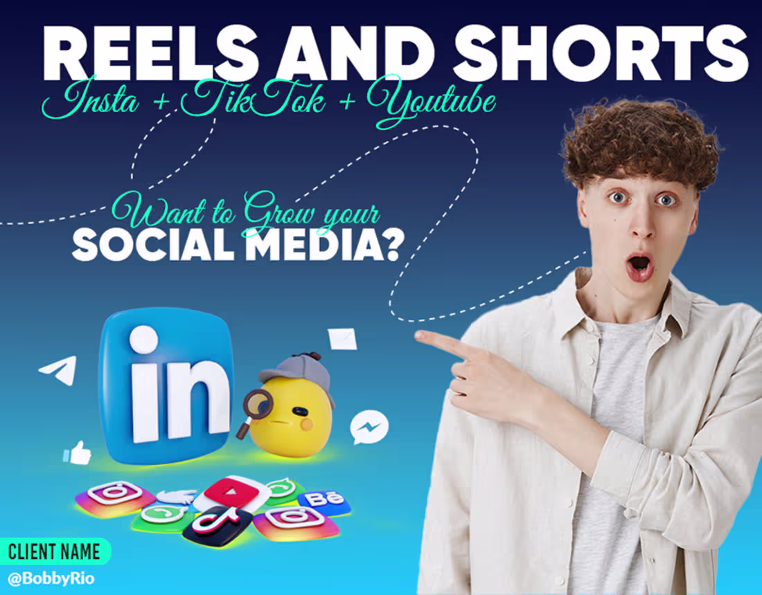 Cover image for Reels and Shorts | Client - Booby Rio
