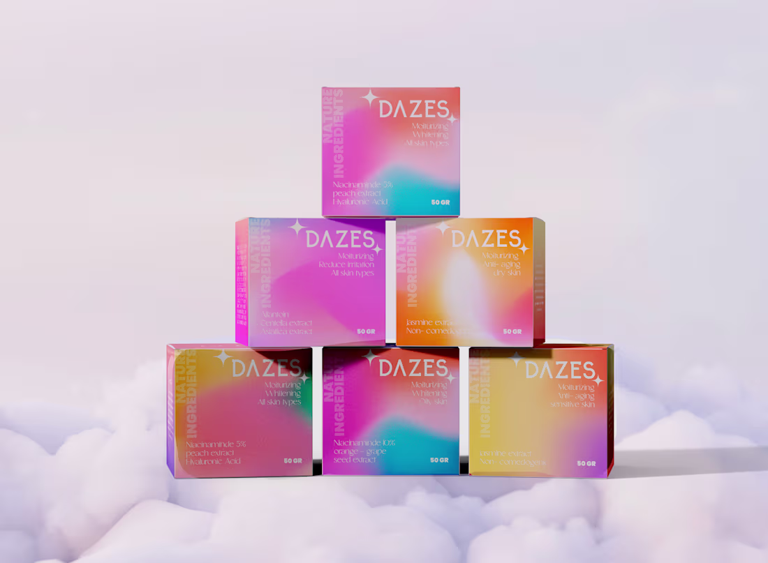 Cover image for logo- brand design for Dazes