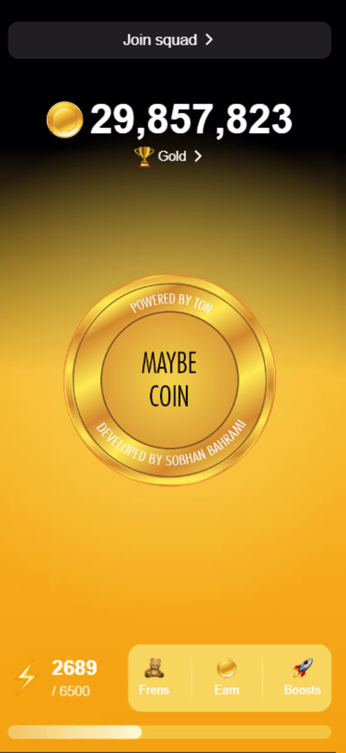Cover image for Telegram Tapping Game | MAYBECOIN (NOTCOIN CLONE)
