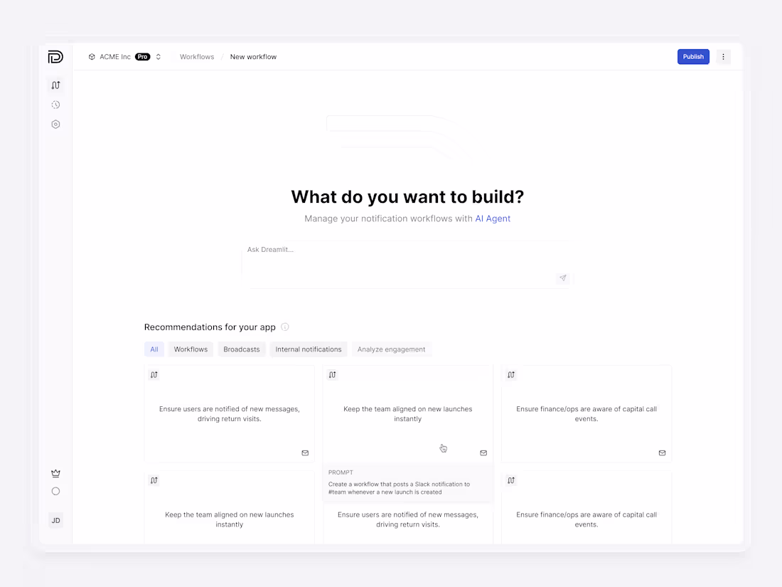 Cover image for B2B SaaS | AI Workflow Builder for email automation