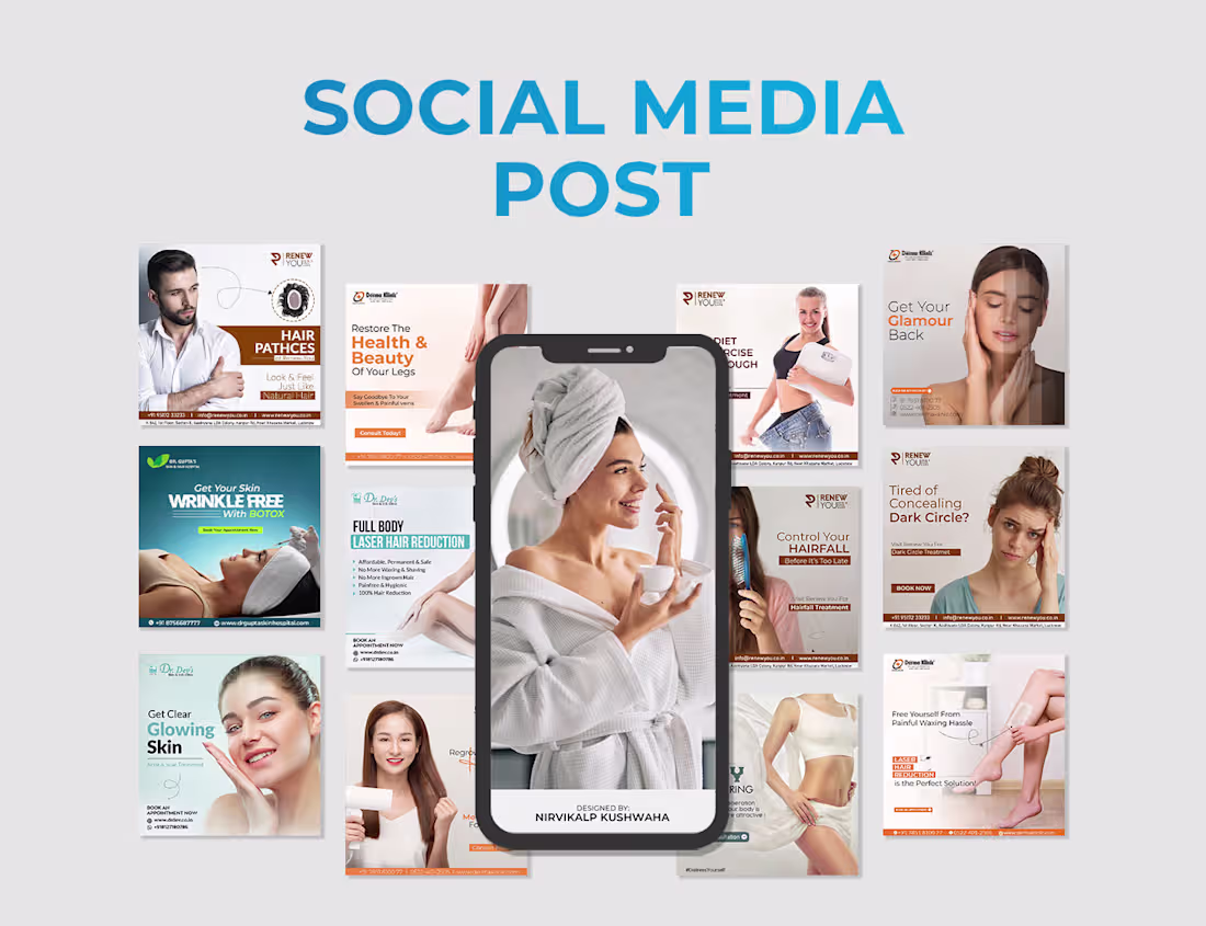 Cover image for SOCIAL MEDIA POST - DERMATOLOGIST on Behance
