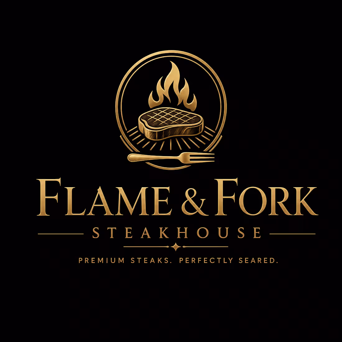 Cover image for Luxury Steakhouse Logo Design |