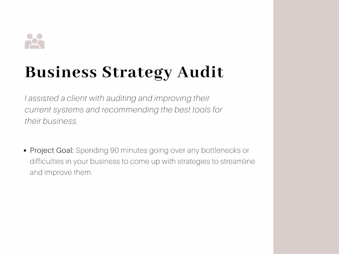 Cover image for Business Strategy Audit