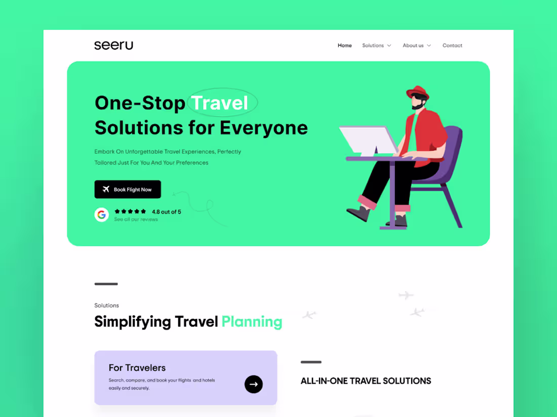 Cover image for Travel company websites
