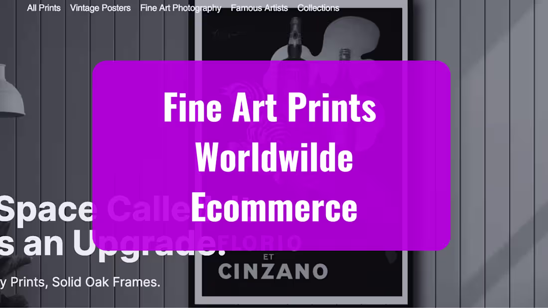 Cover image for Management of Google Ads for Galrie.com Fine Art Prints