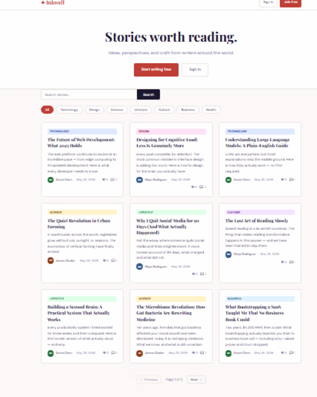 Cover image for Responsive Blog Platform: Explore High-Quality Articles