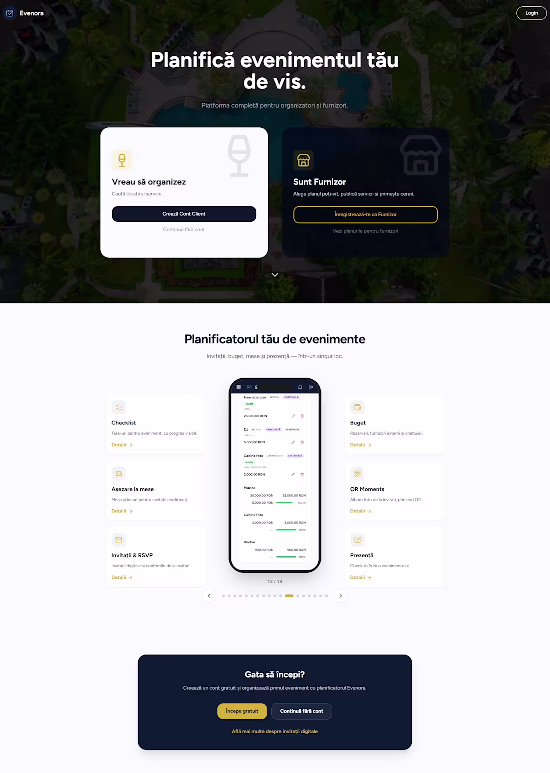 Cover image for Evenora.ro (http://Evenora.ro) | Enterprise-Grade Event
