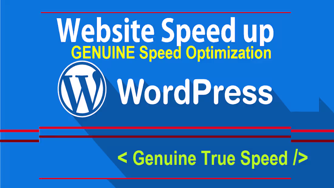 Cover image for WordPress True Speed Optimization -