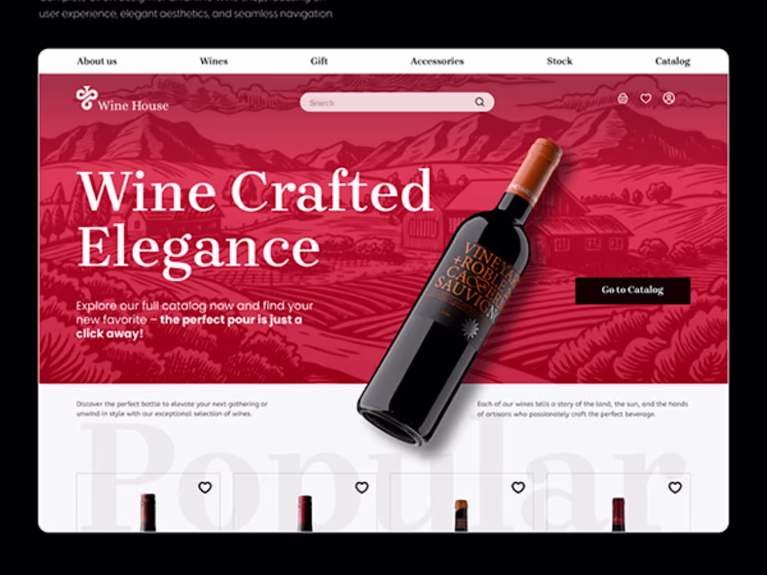 Cover image for WineHouse: UX/
Ul Design