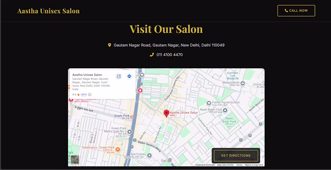 Cover image for I built the Aastha Salon