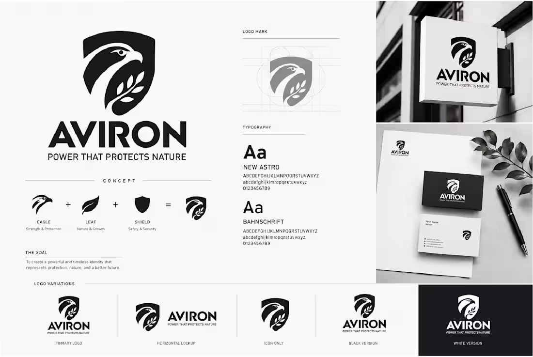Cover image for AVIRON — Brand Identity Design
A