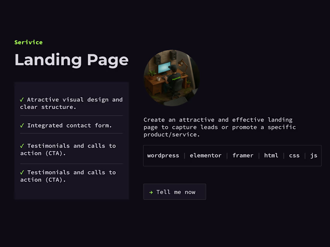 Cover image for Landing page design on a low code platform