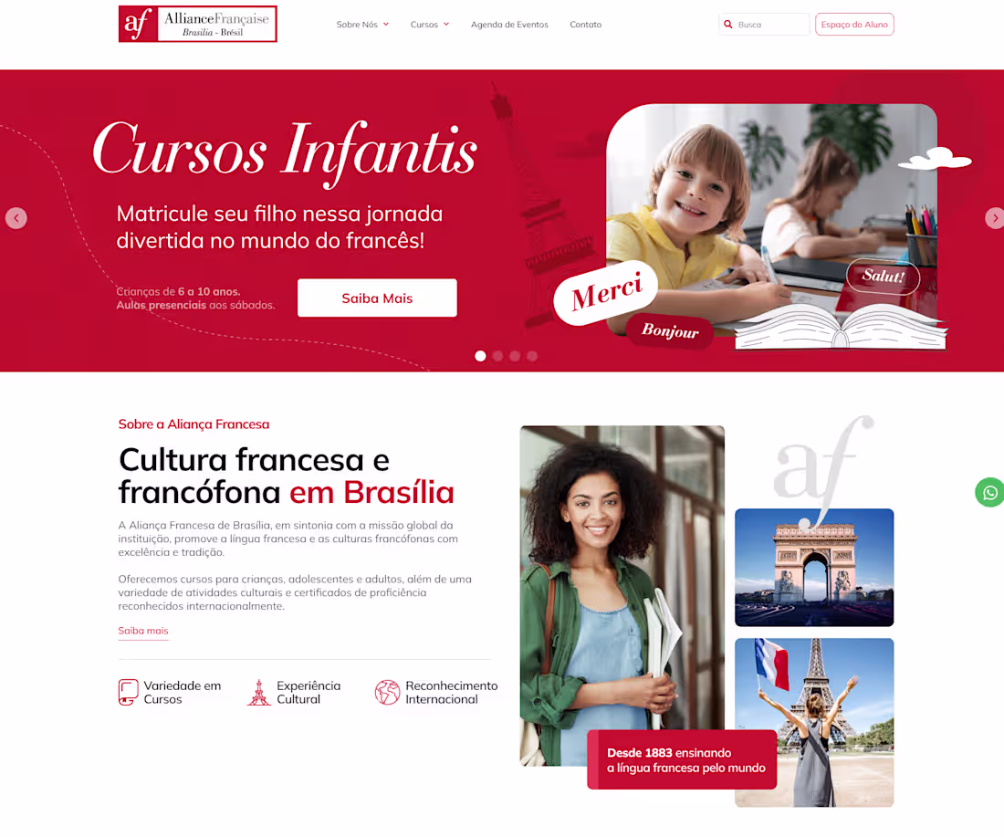 Cover image for WordPress Website for language school