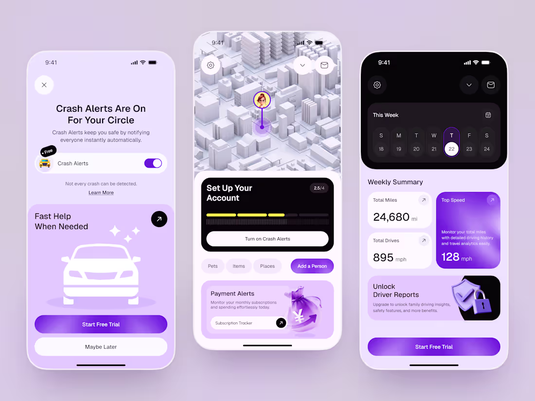 Cover image for GPS Family Tracker App Redesign