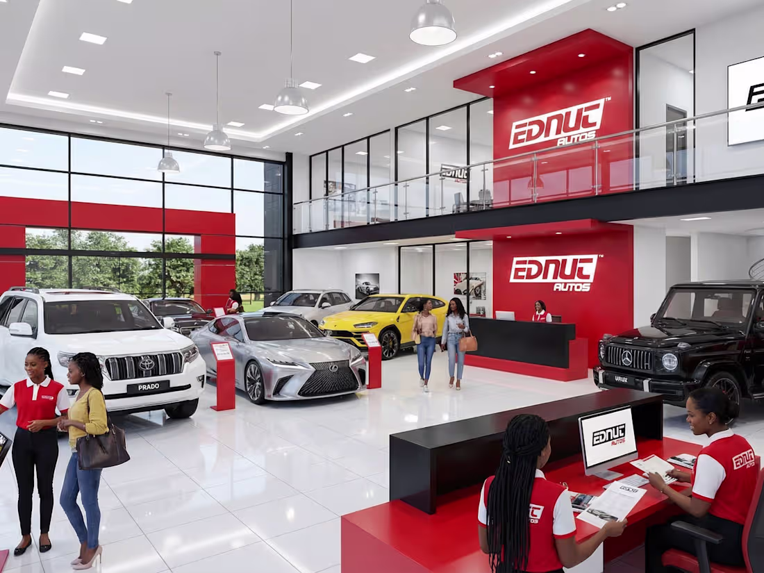 Cover image for Ednut Autos | Automobile Dealership Company Branding   