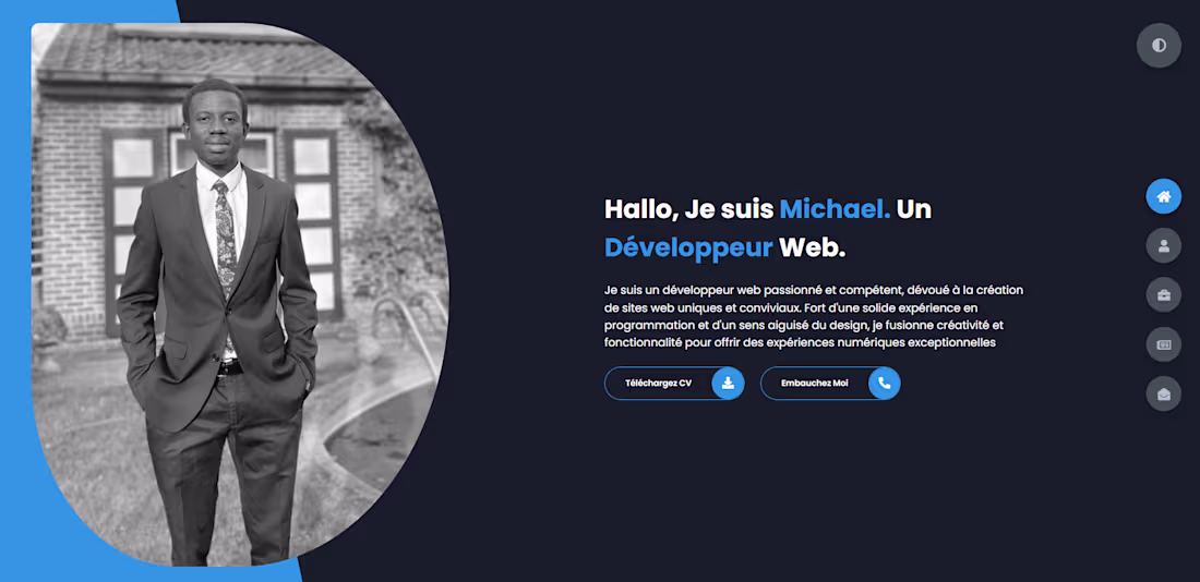 Cover image for Just hardcoded my portfolio website check it out